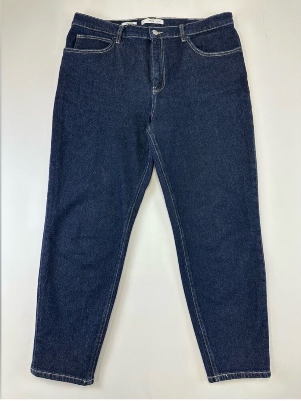 Mango dark wash jeans Womens Size 14 NewMom high waisted